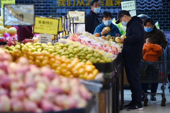 江苏南京的一家超市。方东旭摄（中经视觉）