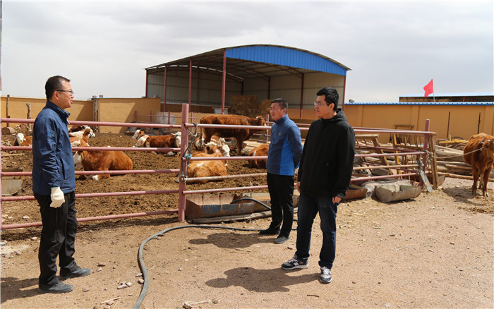 金昌市纪委监委干部深入永昌县红山窑镇牧民家中暗访惠民资金落实情况。孙永红摄 