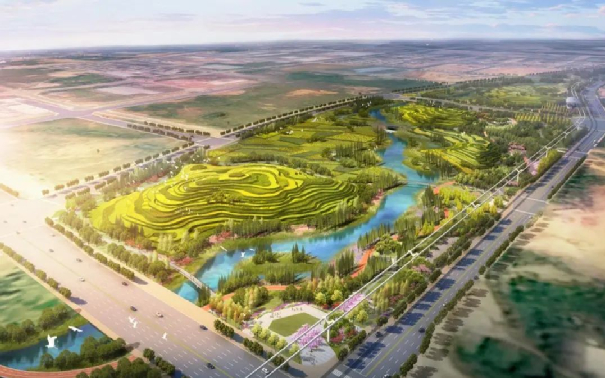 ▲ 光谷生态大走廊效果图