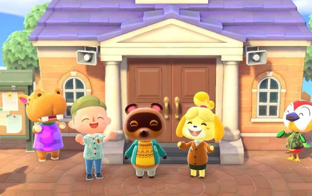 《动物森友会》游戏界面。