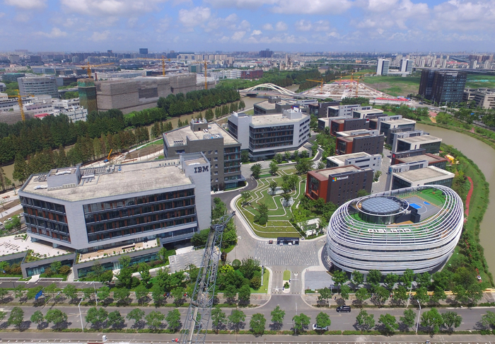 国内首个人工智能创新应用先导区——上海张江人工智能岛 &nbsp;图源：视觉中国