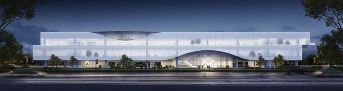 沪杭高速嘉兴服务区效果图