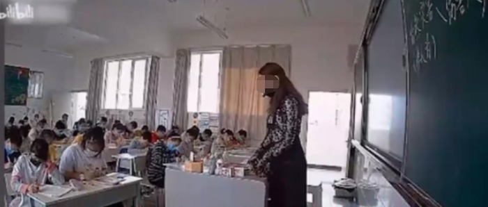 ▲ 网络流出的疑似学校摄像头被破解画面