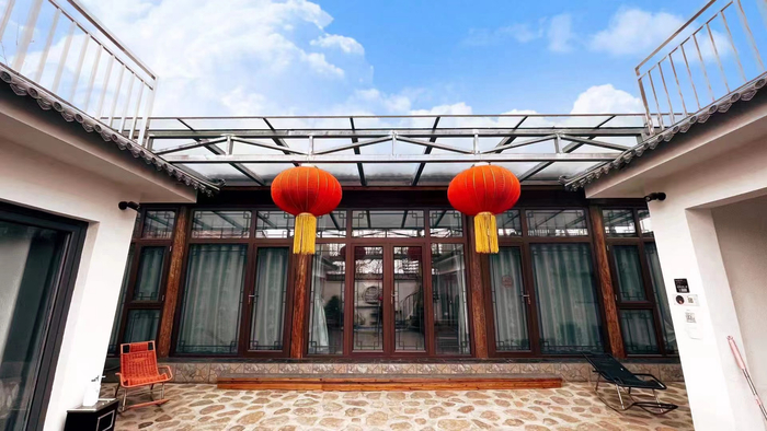 民宿小院。图/受访者供图