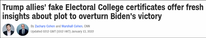 美国有线电视新闻网（CNN）报道截图