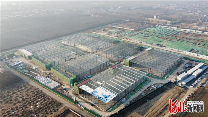 图为东谊银河二号智能制造产业基地项目航拍。通讯员高澍摄