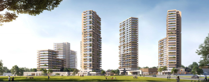 ▲中山街（东）沿街透视图