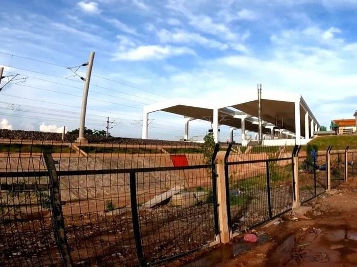 △中老铁路站台。/unsplash