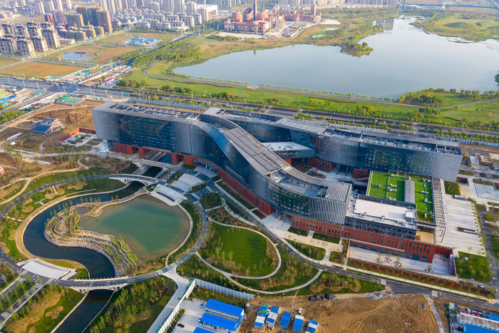 航拍合肥中国科学院量子信息与量子科技创新研究院