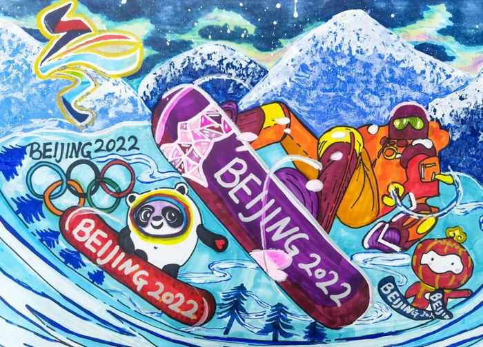 锡林浩特市第九小学绘画作品