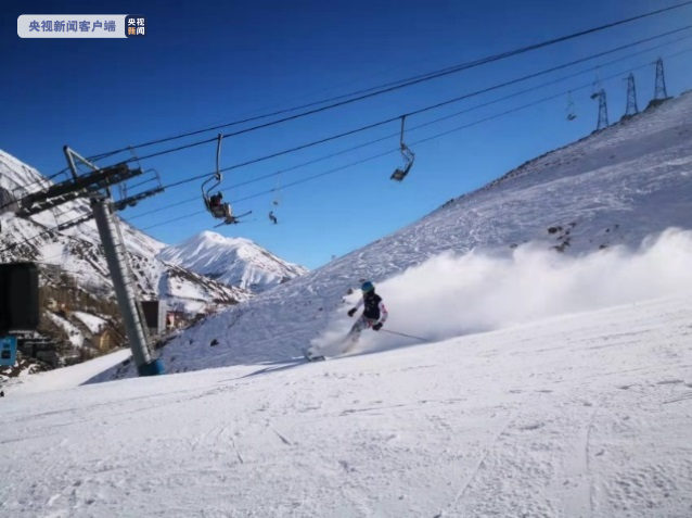 △伊朗高山滑雪项目选拔赛照片