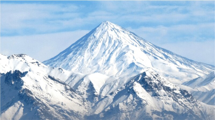 △达马万德峰（图片来自伊朗当地媒体）