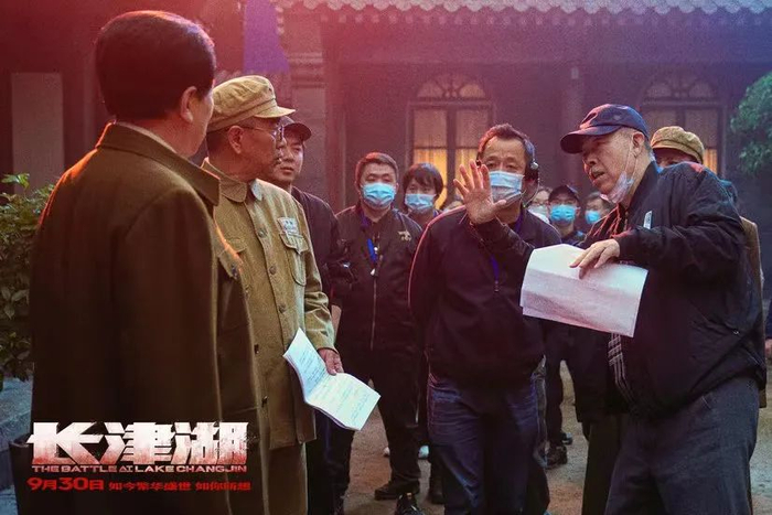 《长津湖》拍摄现场 图片来源：片方供图