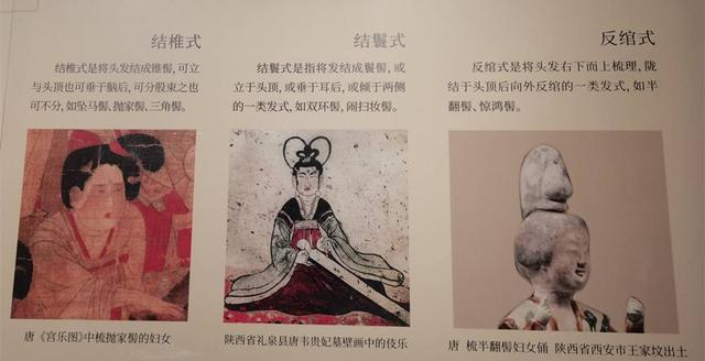 唐代女性发式。图片来自成都博物馆云想衣裳展