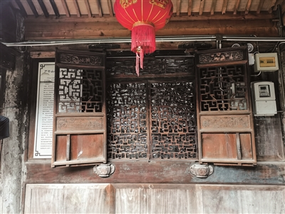     清代窗户（应敏明供图）