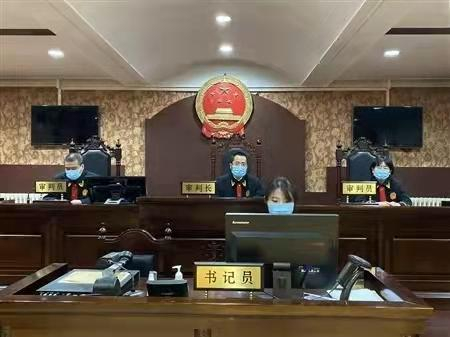 庭审现场。海淀区人民法院供图