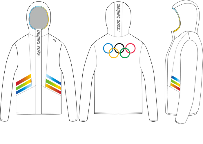 “双奥之城”主题工作服主要应用于引导、咨询、服务等场景。受访者供图