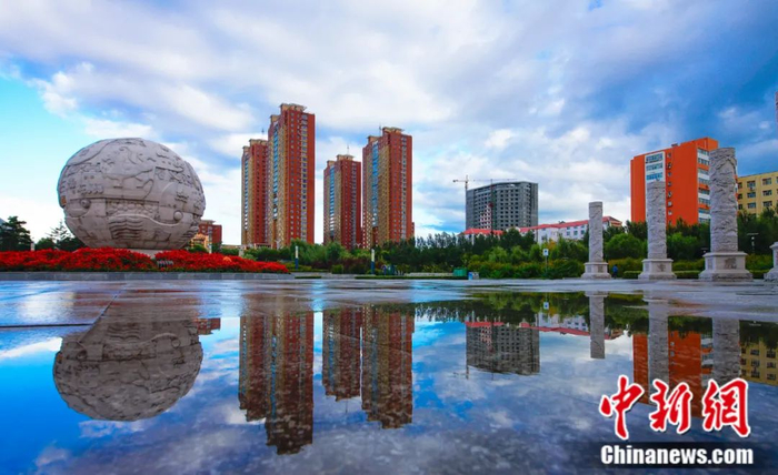 雨后的七台河市人民公园。于利军 摄