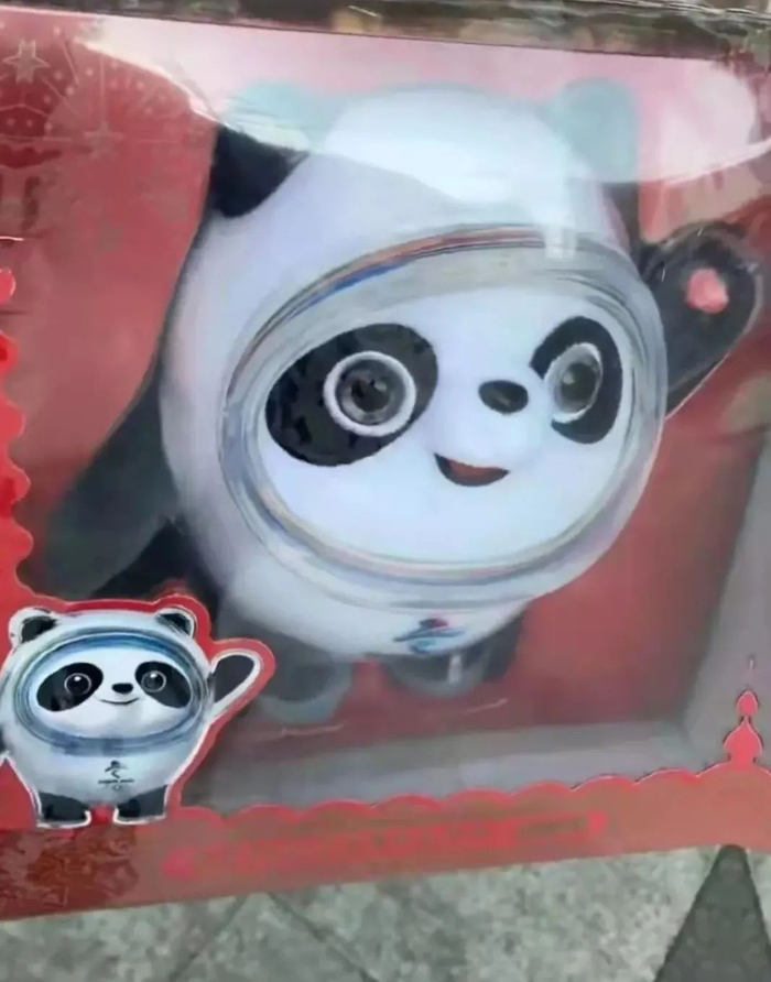 众多网友晒出自己的冰墩墩&nbsp;图片来源：网友供图