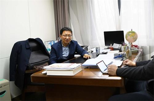 扬州市蜀冈-瘦西湖风景名胜区党工委书记 汤卫华 （陈瑜 摄）