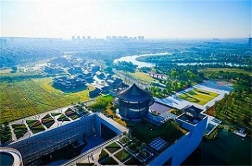 扬州中国大运河博物馆俯瞰图 （袁海东 摄）