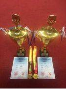 冯巍获得第六届世界龙狮锦标赛障碍舞龙项目世界冠军。 图/受访者提供