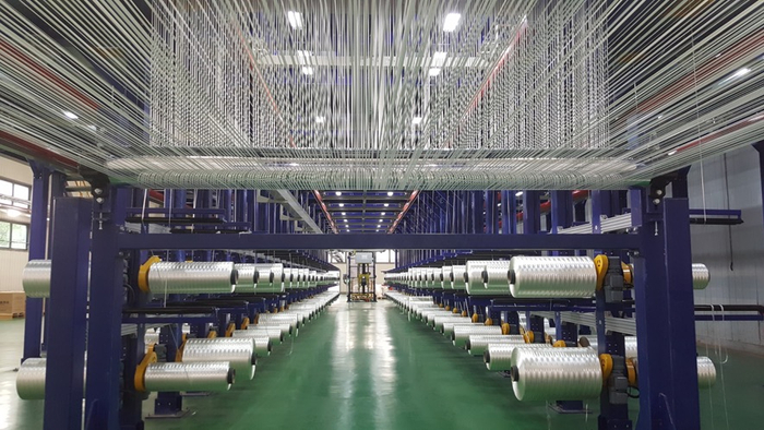 中国石化上海石化碳纤维生产车间。受访者供图