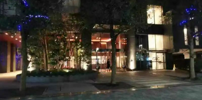 塔式公寓的一楼门厅