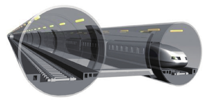 图16 双洞单线铁路隧道