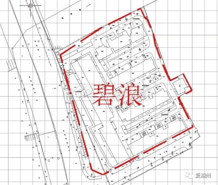 （碧浪小区改造范围示意图）