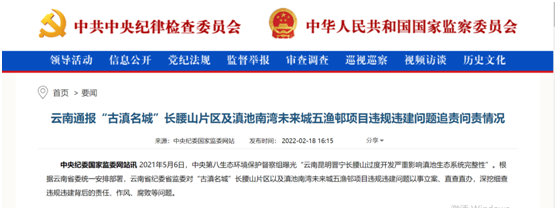 中央纪委国家监委网站截图