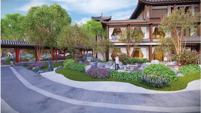 冶春园改造效果图