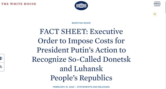  白宫发布拜登签署的行政令