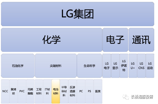 数据来源：LG化学公司官网，长桥海豚投研整理