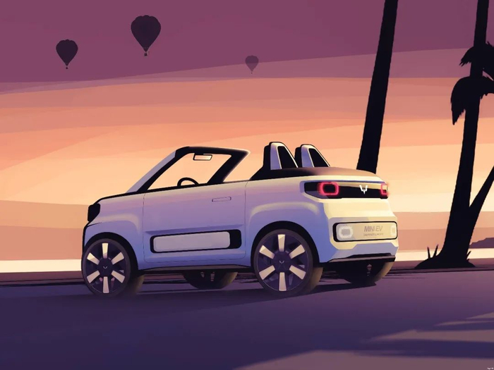 五菱宏光NIMI EV敞篷版或将于今年2季度上市 来源：五菱官方