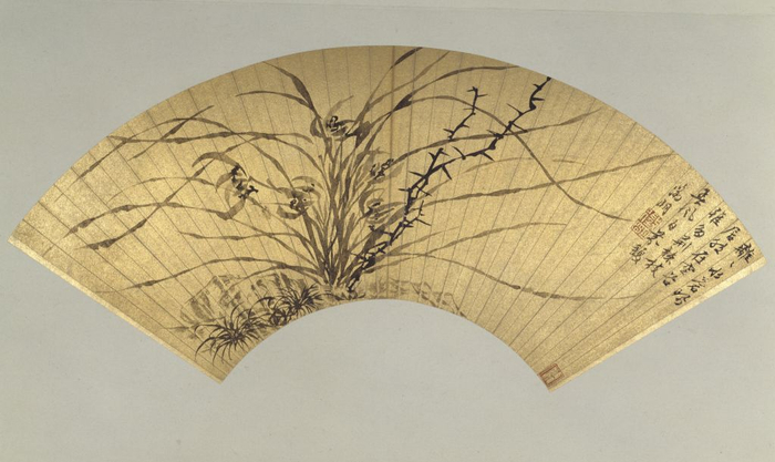 明 文徵明《兰花图》（图片来源：故宫博物院）