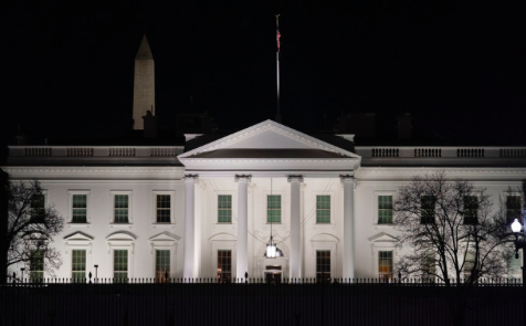 ▲ 这是2月21日在美国首都华盛顿拍摄的白宫