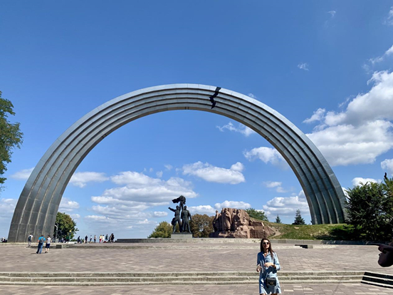 乌克兰城市一角 图片来源：受访者供图