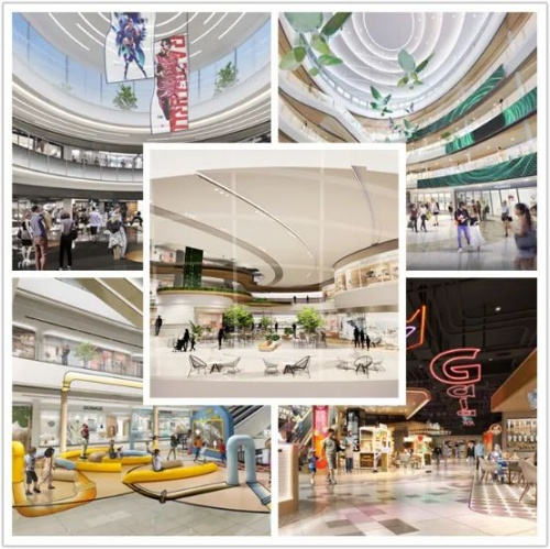 青岛金茂览秀城内部效果图