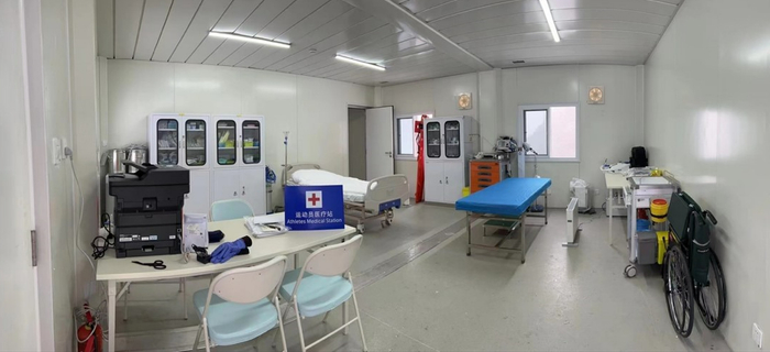 运动员医疗站 图片来源：国家高山滑雪中心