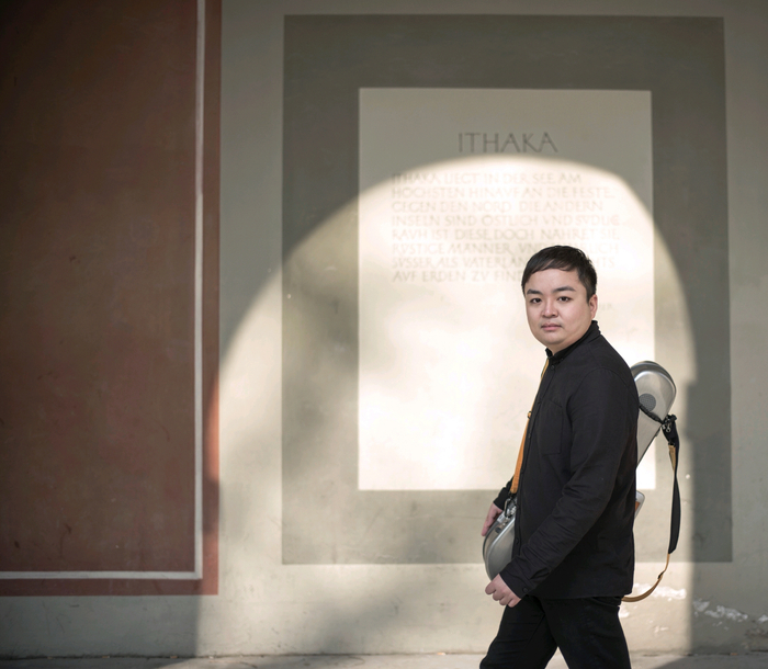 在学琴路上，梅第扬被许多音乐家称为“常胜音乐家”。受访者供图