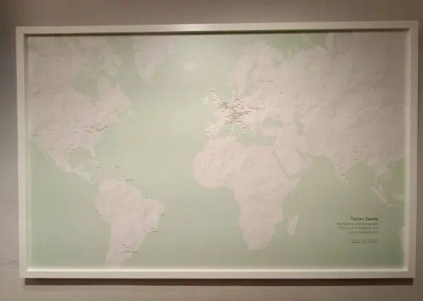 茨威格居住和旅行所至的地方 维也纳文学博物馆 柳红/摄