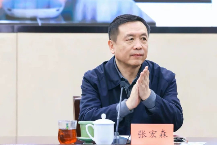 中国作协党组书记、副主席、书记处书记张宏森 图片来源：主办方提供