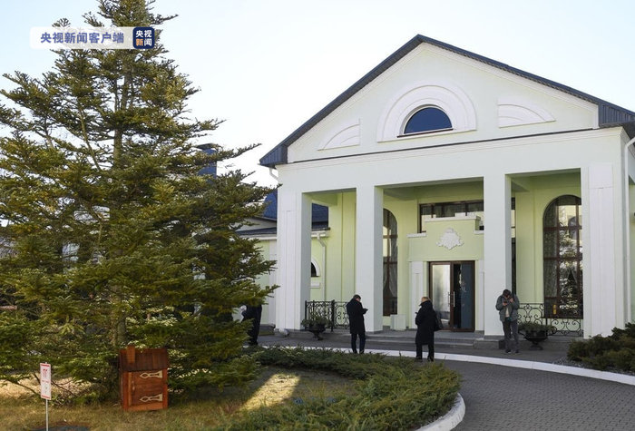 △总台直击丨靠近白乌边境的俄乌会谈地点