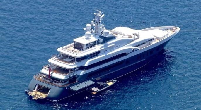 俄罗斯铝业大亨德里帕斯卡的游艇Clio逃的最早&nbsp;&nbsp;图源：Marine Traffic