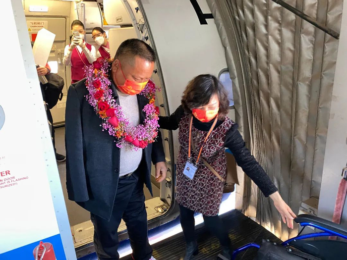 张顺东返昆 云南省残联供图