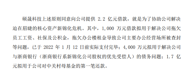图片来源：公告截图