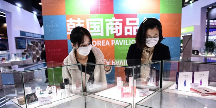 2020年的中韩投资贸易博览 会暨中国（沈阳）韩国周活动现场。