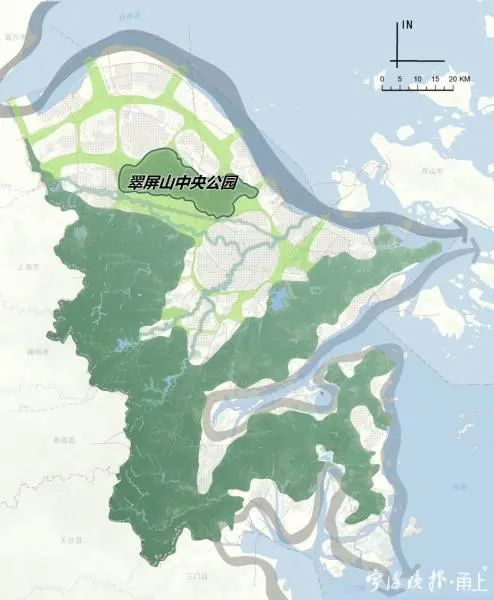 翠屏山区域范围示意图