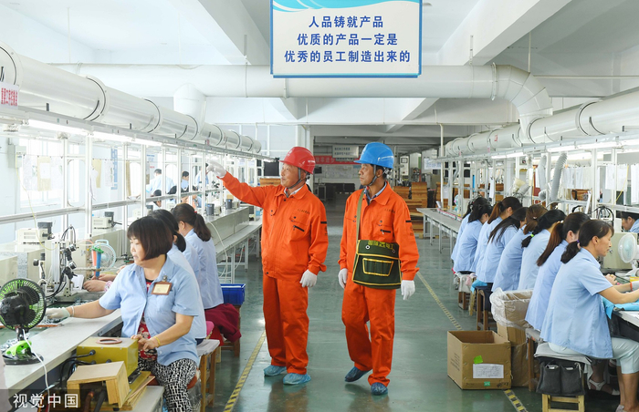 安徽滁州一家返乡农民工创办的电子企业&nbsp;&nbsp;图源：视觉中国